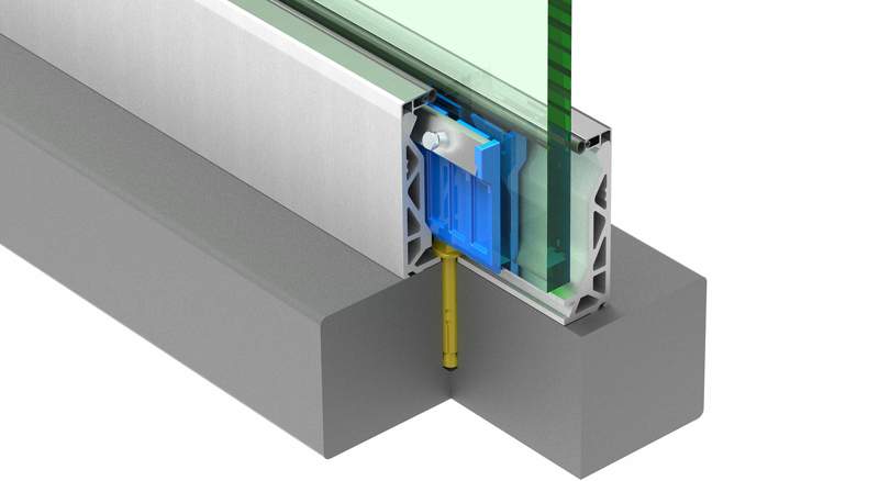 POSIGlaze channel system graphical depiction