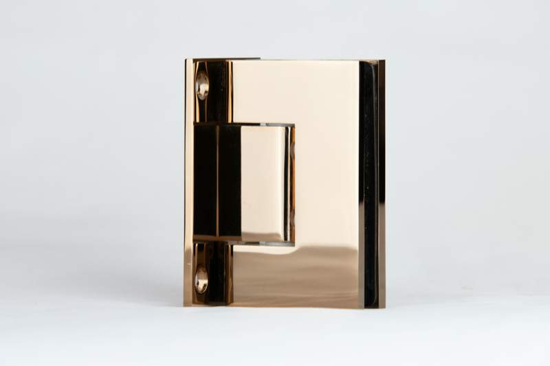 T-shaped hinge for glass-to-wall applications