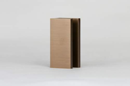 Square bracket in bronze - SB10-SQ BRONZE