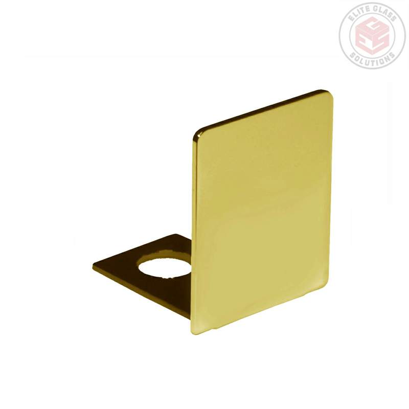 'U' channel end caps for glass installations