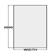 Modern Fixed/Return panels for shower enclosures