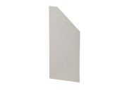 Posi-Glaze Right hand end cap for side mount channel