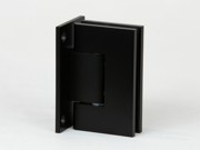 Matt Black T shaped glass to wall hinge