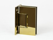 PVD Gold T shaped glass to wall hinge