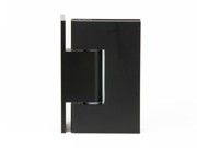 Variable angle glass to wall hinge in Matt Black