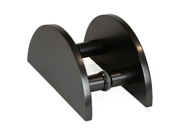 Handle - Semi Circle - 200mm Diameter - Gun Black Dumb Oil