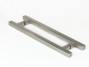 Handle - Marsh Double - 300mm CTC 400mm - Square - Satin Chrome
