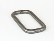 SH210 Double D Handle 25mm diam 210mm CTC - Brushed Nickel