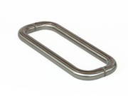 SH500 Double D Handle 25mm diam 500mm CTC - Brushed Nickel
