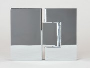 ES2 PC - 180 degree glass to glass shower hinge in a polished chrome finish