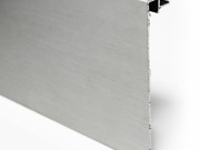 Silver brushed side cladding for the POSIglaze glass balustrade system