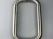 SH210 Double D Handle 25mm diam 210mm CTC - Satin Chrome