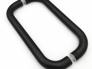 SH210 Double D Handle 25mm diam 210mm CTC - Matte Black