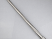 Glass to Ceiling friction fix bracing bar; Supplied 550mm length - Brushed Nickel