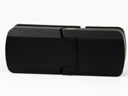 Latus Hinge Glass to Glass Black