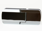 Latus Glass to Glass Hinge Polished Chrome
