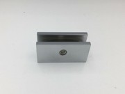 Glass Shelf Bracket - Square 50mm x 20mm - Suit 10mm Glass - Satin Chrome