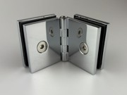 Bracket - Square Adjustable Angle Wall Mount - Polished Chrome