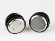 Euroglide sliding glass door roller - SS21 in Brushed Nickel