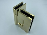 ES2.90 PVD G - Glass to glass shower hinge in a PVD Gold finish