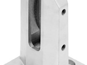 Base Mounted Adjustable Tilt Lock Mini Post - Polished Stainless Steel