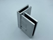 ES2.90 SC - Glass to glass shower hinge in a satin chrome finish