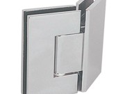 Polished Chrome 135 degree glass to glass micro hinge for shower doors