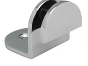 Fixed Bracket - 90 Degree Wall Mount with Custom Forge Bracket - Polished Chrome