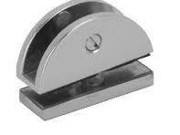Glass Fix Shelf Bracket - Hole in Glass - Polished Chrome
