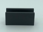 Shelf Bracket - Square -Suit 12mm Glass - Matt Black