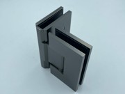 ES2.90 GBD - Glass to glass shower hinge in gun black dumb oil finish