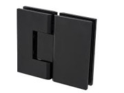Matt Black 180 degree glass to glass micro hinge