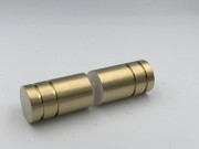 Double Pull Knob - 25mm, 43mm - Brushed Gold