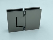 Gun Black Dumb Oil 180 degree glass to glass micro hinge