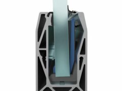 Image of screw clamp aluminium system for glass balustrades