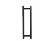 Handle - H Style - 32mm Diameter 500mm CTC - Matt Black