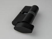 Lock - Eurostyle Cylinder Turn Patch Lock - Matt Black