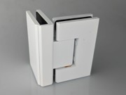 Shower Hinge - Glass to Glass - 90 Degree - Matt White