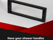 Instagram post - Have your shower handles matt for easy maintenance