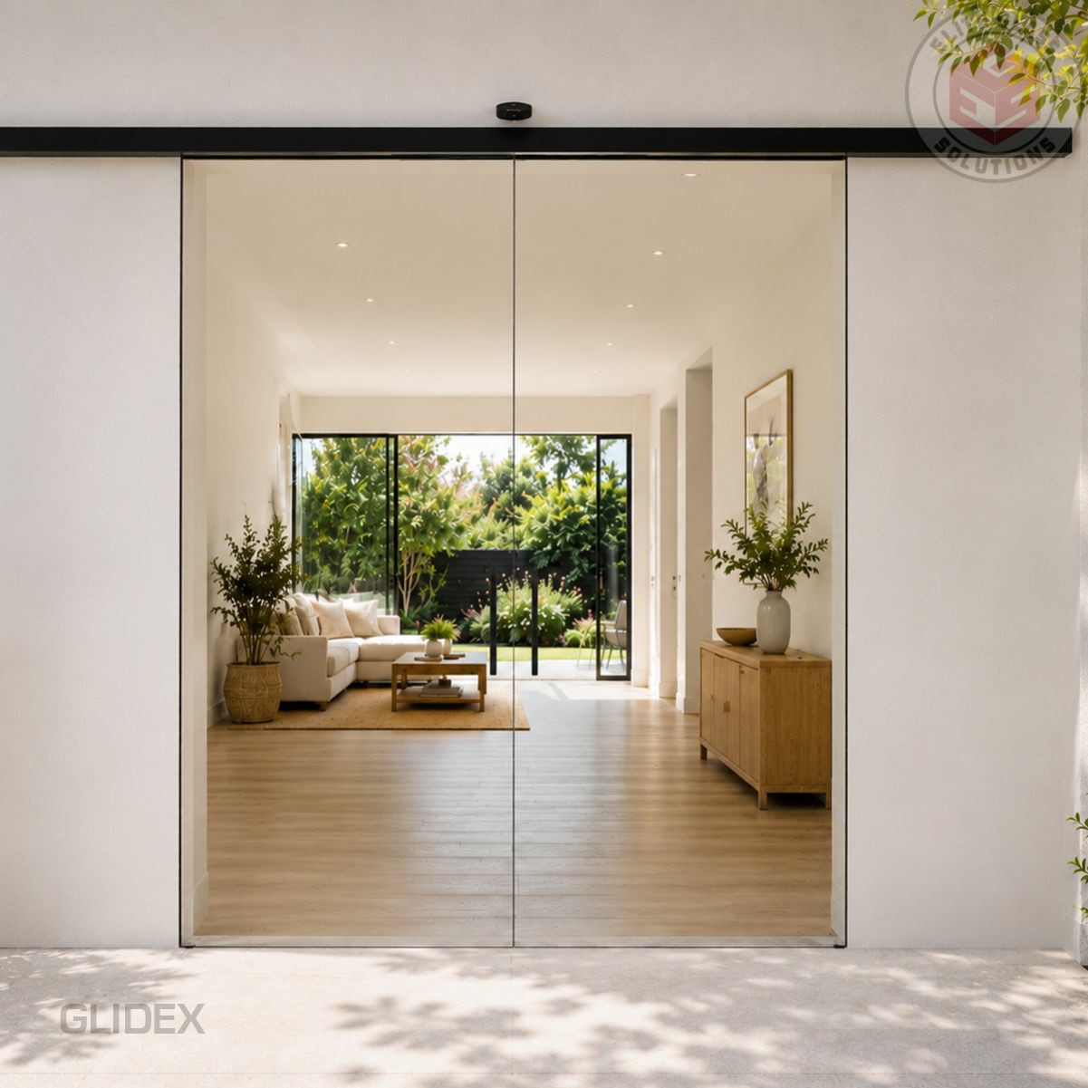 Glidex automatic glass door system