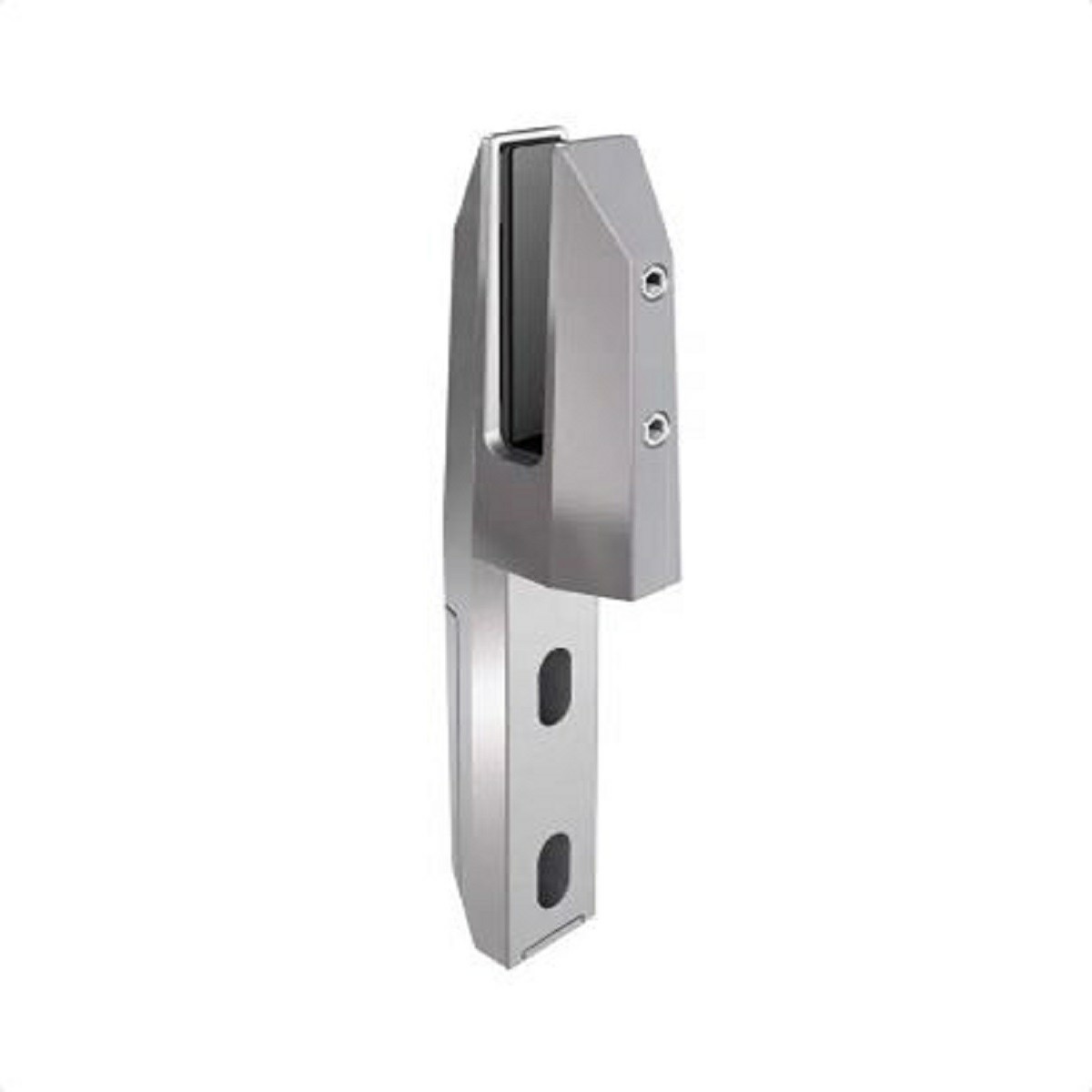 Tilt-Lock Side Fix Mini Post - Duplex 2205 - Stainless Steel Edge Model - Polished Stainless Steel