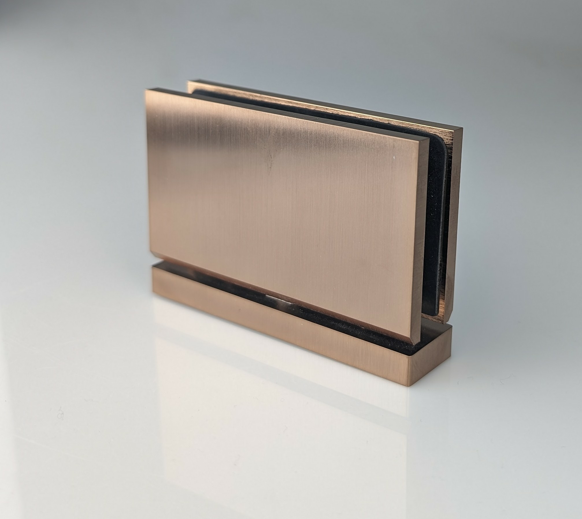 Boston 100 Series - Top or Bottom Shower Screen Pivot Hinge - Brushed Rose Gold