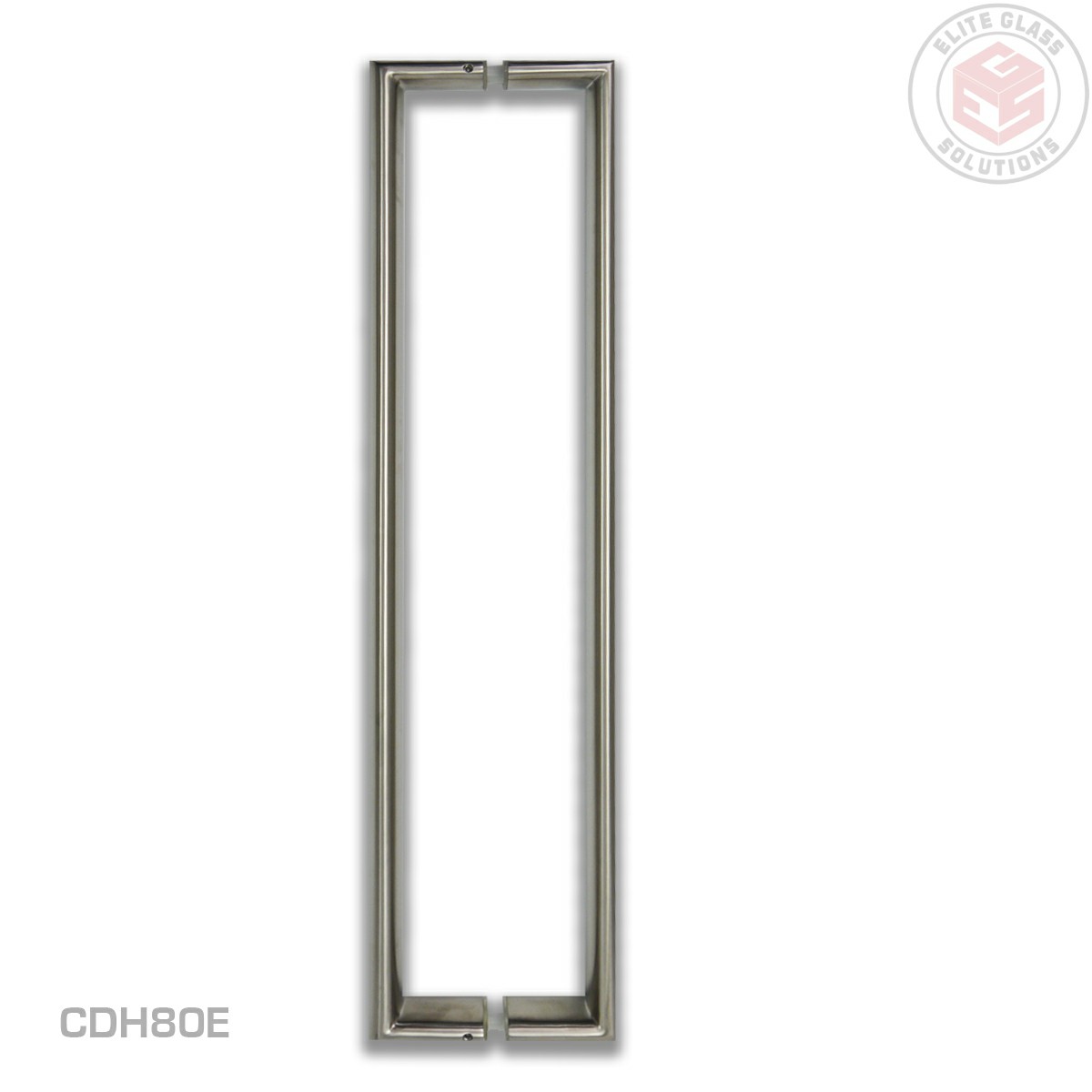 Rectangular Tube Handle CDHE80 D Shaped Elliptical Tube Pull Handle 600mm OA - 580mm CTC ...