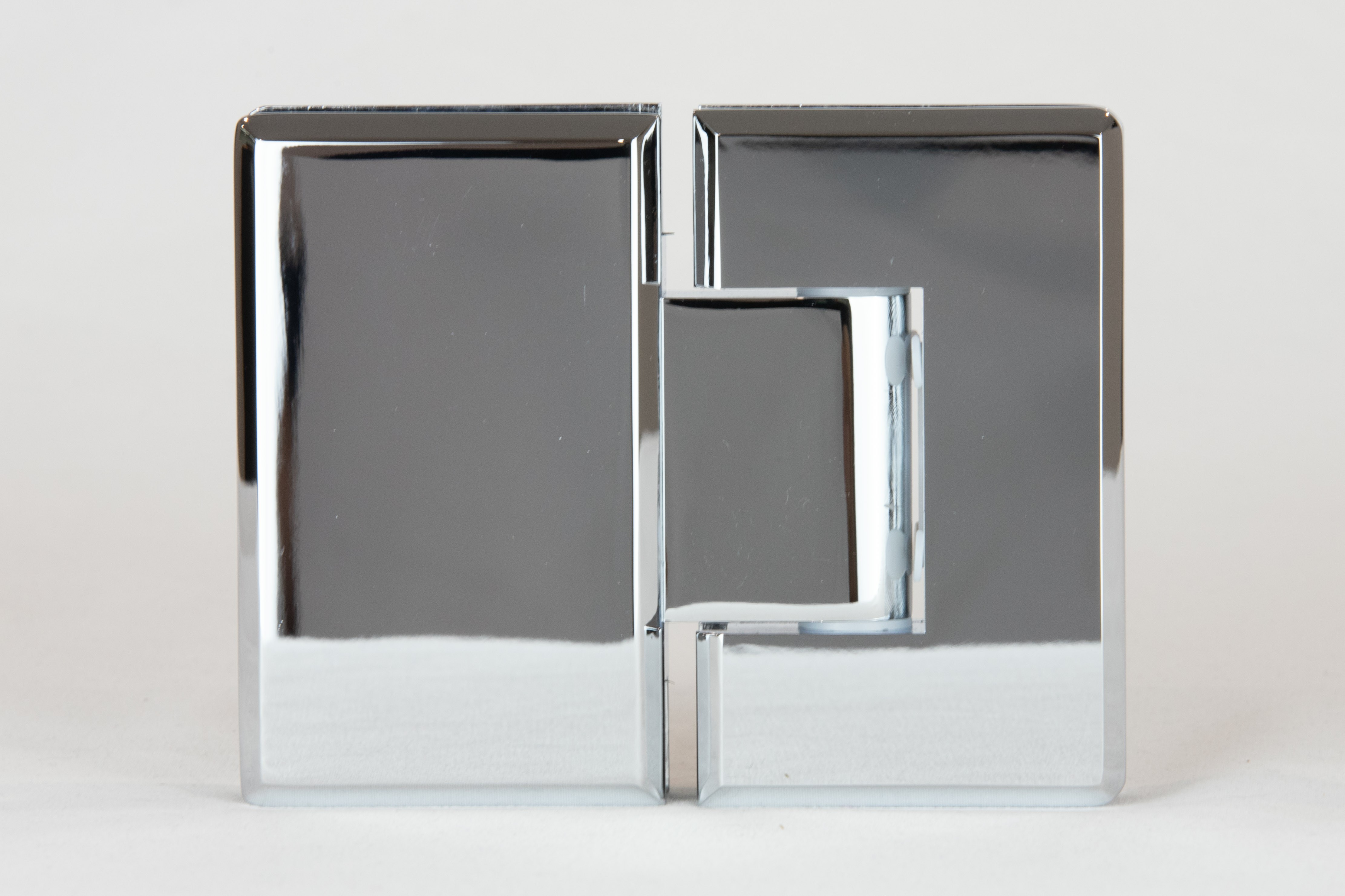Bevelled Heavy Duty Hinge - Polished Chrome