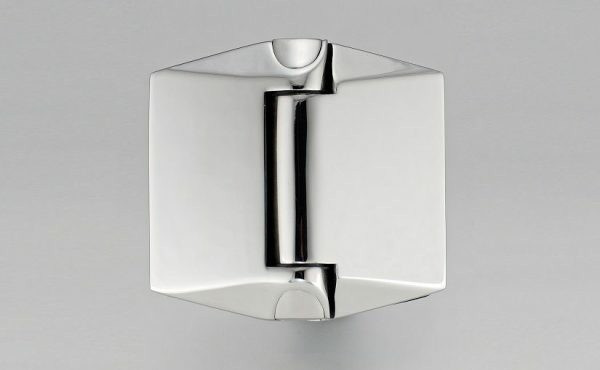 Soft close shower hinges for glass to glass installation from Polaris hinges