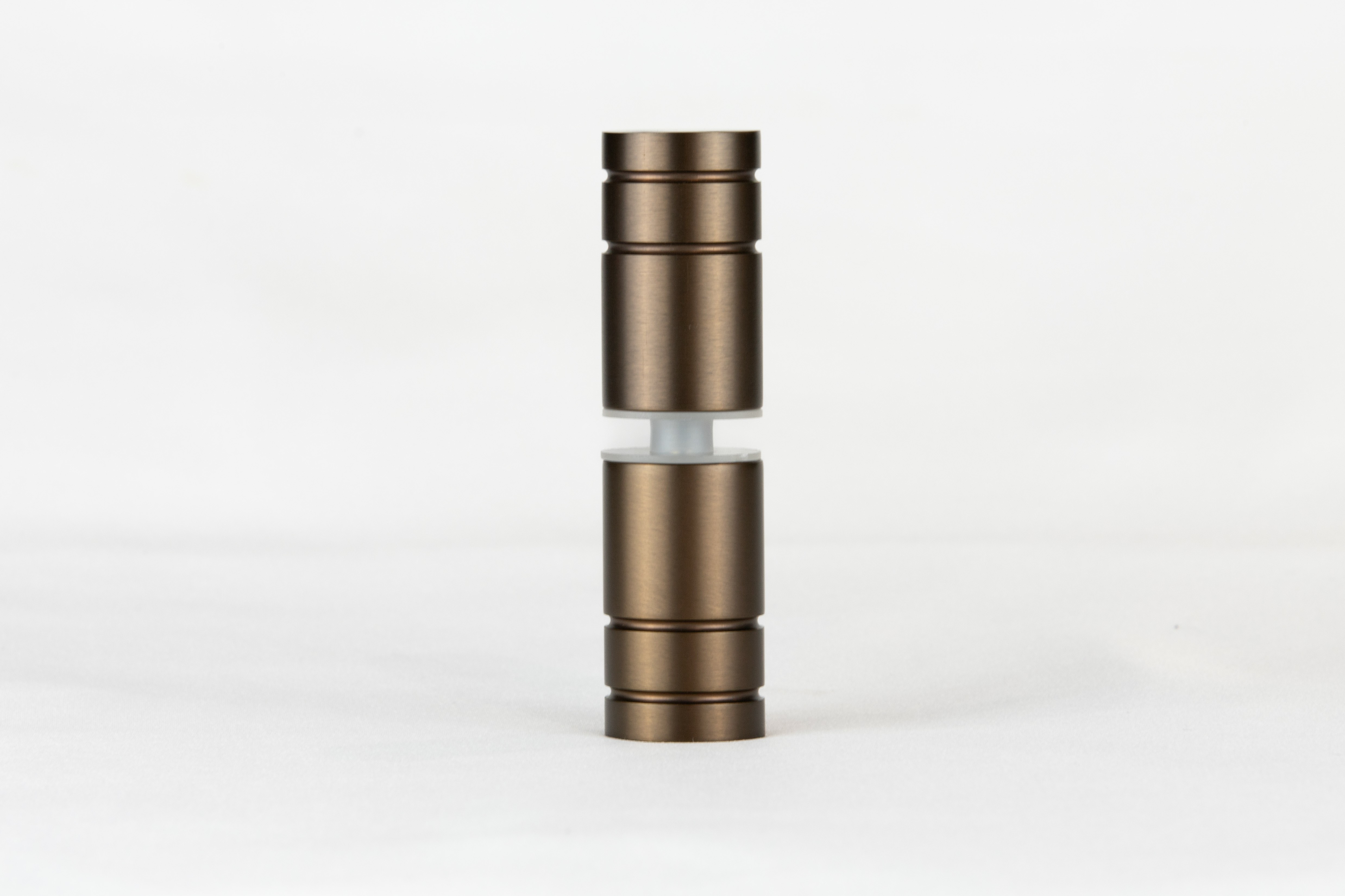 Double Pull Knob - 25mm diameter and 43mm in length in Bronze finish