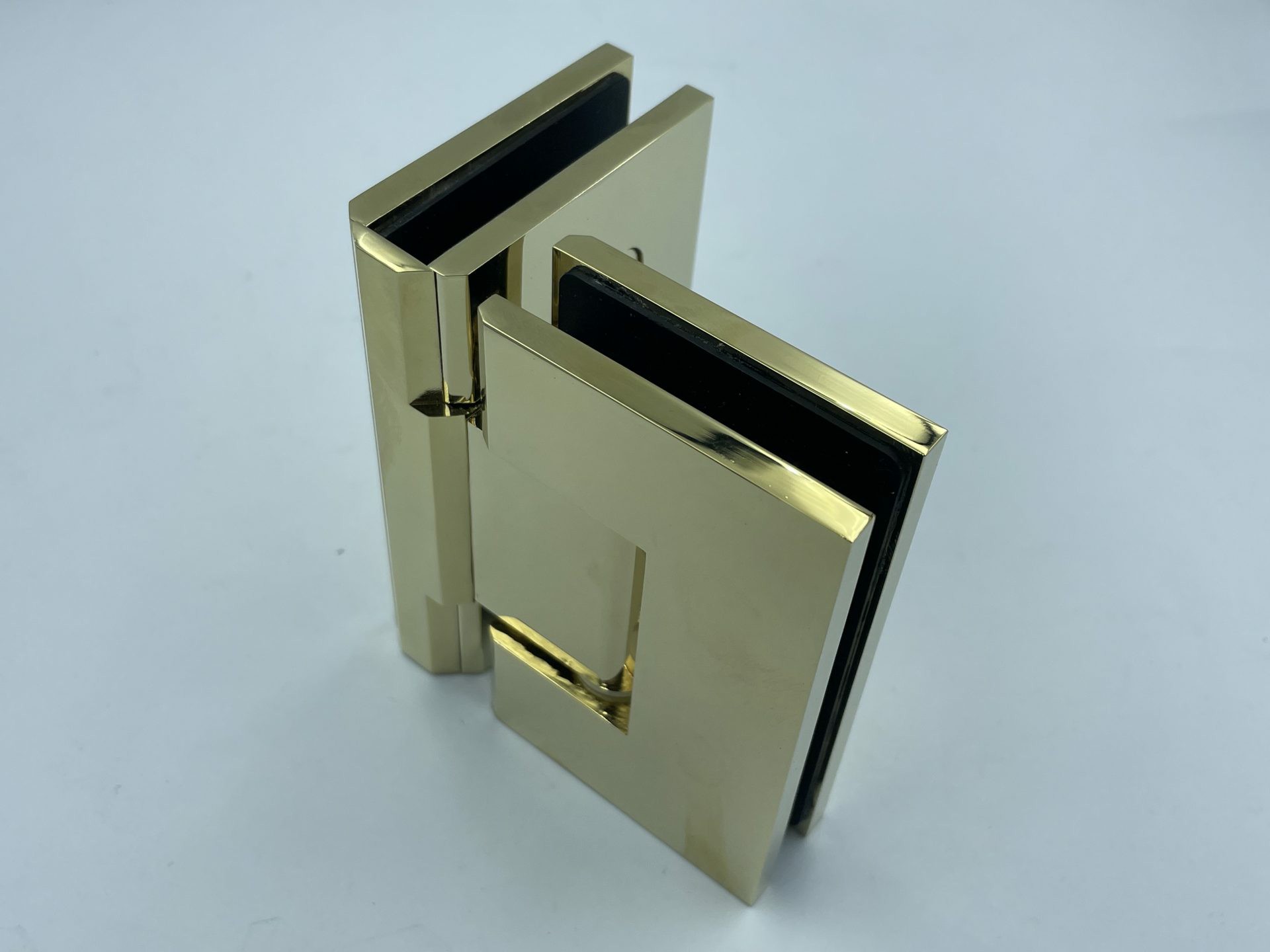ES2.90 PVD G - Glass to glass shower hinge in a PVD Gold finish