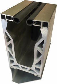 Channel - Side Fixed with Bottom Tapered Cladding - 3m