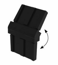 Vertical Adjustable Joiner - Matt Black