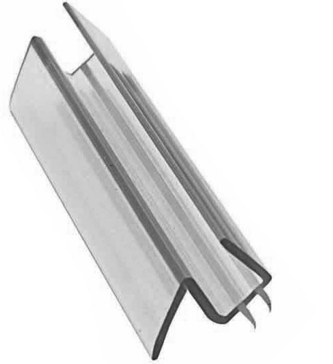 Water Seal - Combination Rigid Flexible PVC Seal - 135 Degree Door to Side Panel Application